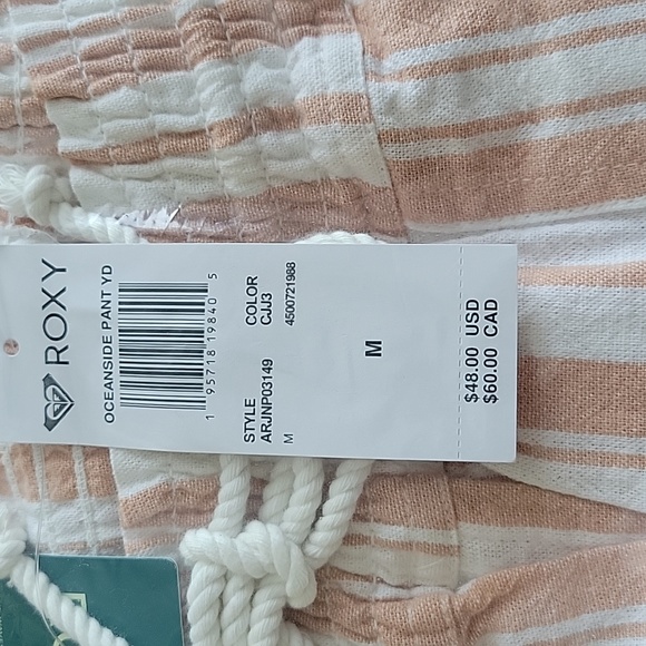 Roxy oceanside pant size M. NWT - Picture 3 of 3